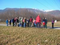 Gruppo nell'uscita del 4 febbraio